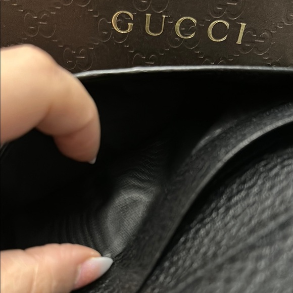 Gucci Brown Leather with Bamboo Turn Lock BiFold Wallet - Picture 10 of 13